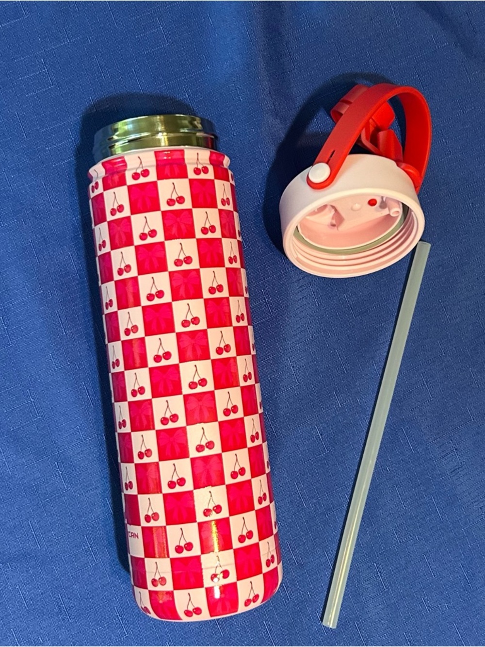 26oz Insulated Water Bottle with 2-in-1 Straw and Spout Lid